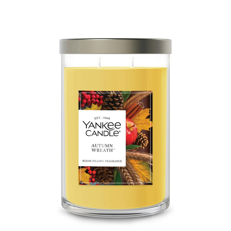 Autumn Wreath™ Large Tumbler Candle O9