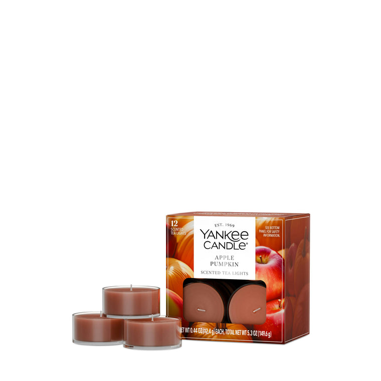 Apple Pumpkin Scented Tea Light Candles S8