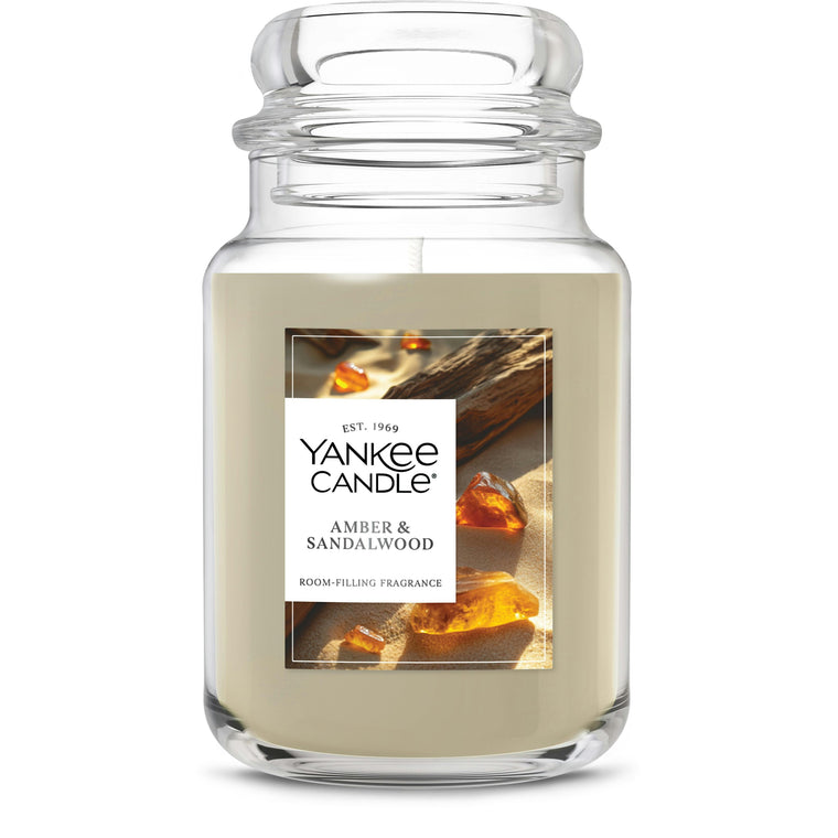 Amber & Sandalwood Original Large Jar Candle M2