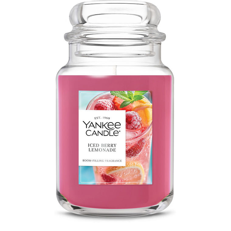 Iced Berry Lemonade Original Large Jar Candle K2