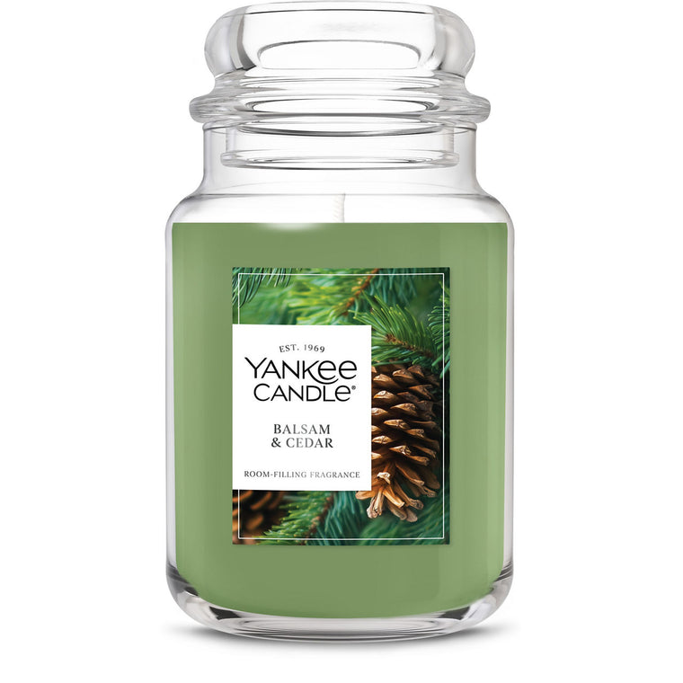 Balsam & Cedar Original Large Jar Candle D1
