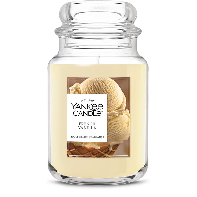 French Vanilla Original Large Jar Candle X4