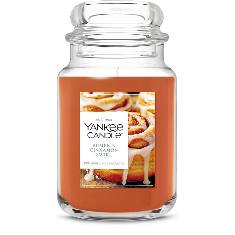 Pumpkin Cinnamon Swirl Original Large Jar Candle T9