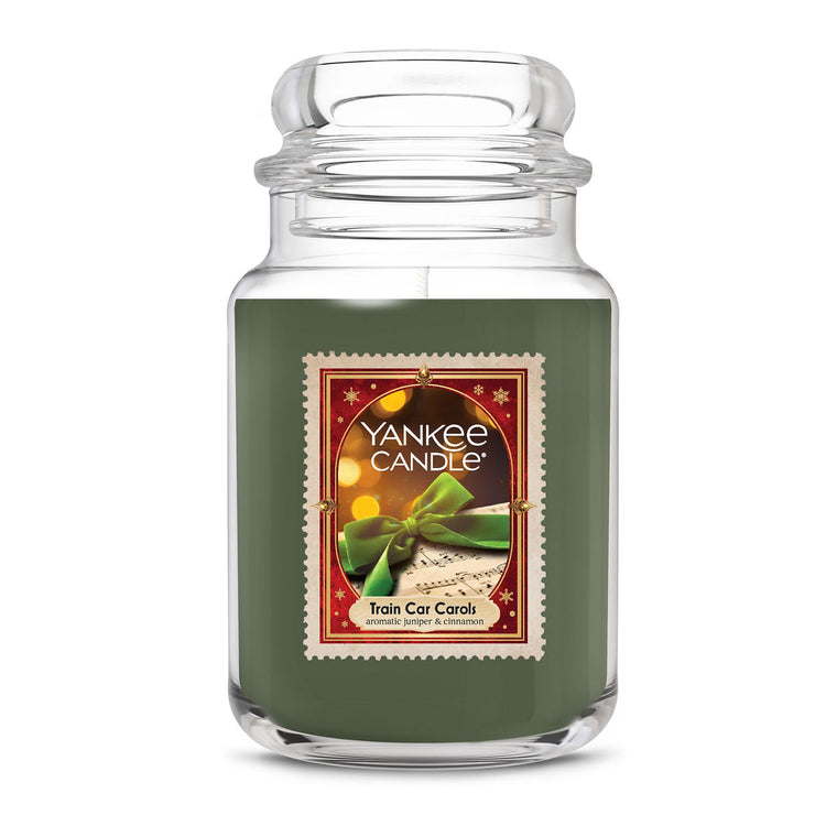 Train Car Carols Original Large Jar Candle G8