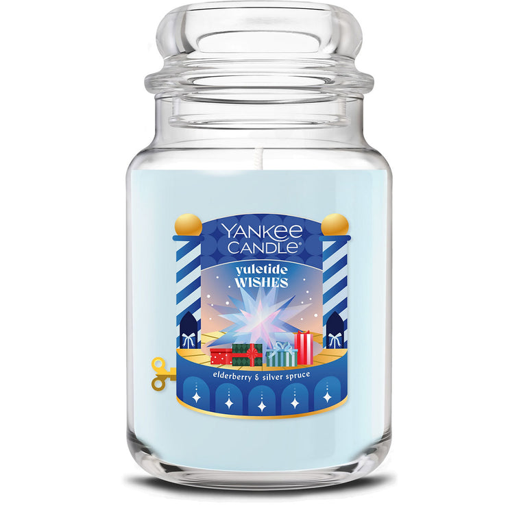Yuletide Wishes Original Large Jar Candle D2