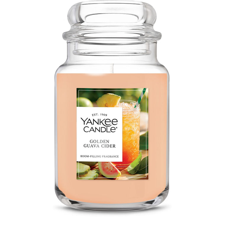 Golden Guava Cider Original Large Jar Candle E3