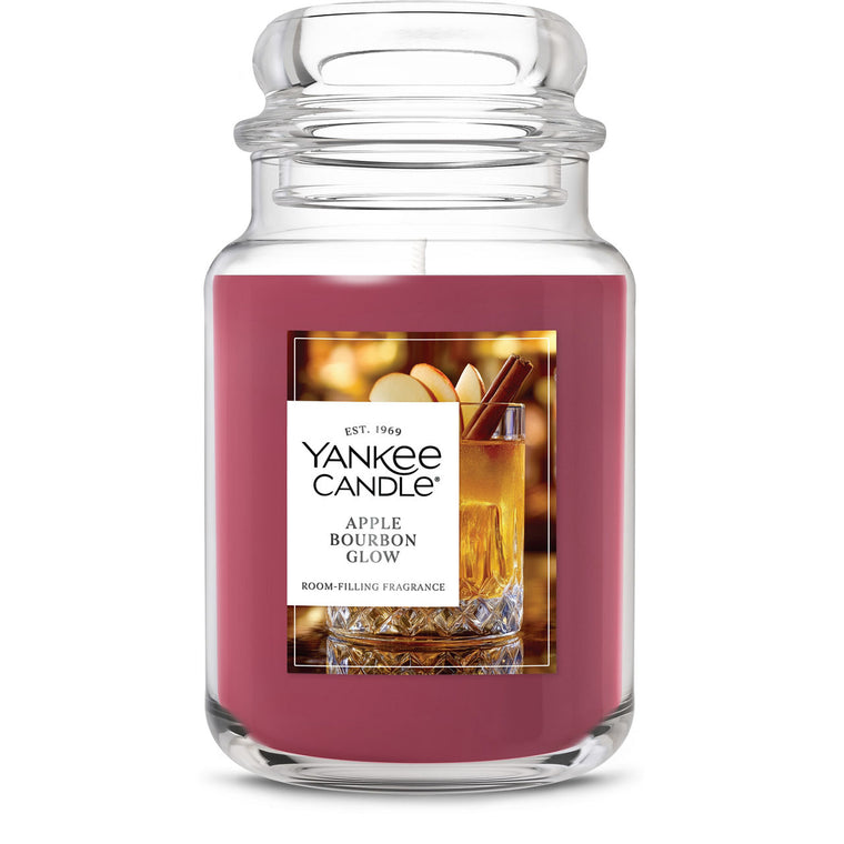 Apple Bourbon Glow Original Large Jar Candle E3