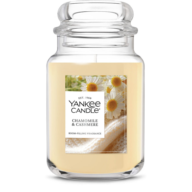 Chamomile & Cashmere Original Large Jar Candle E0