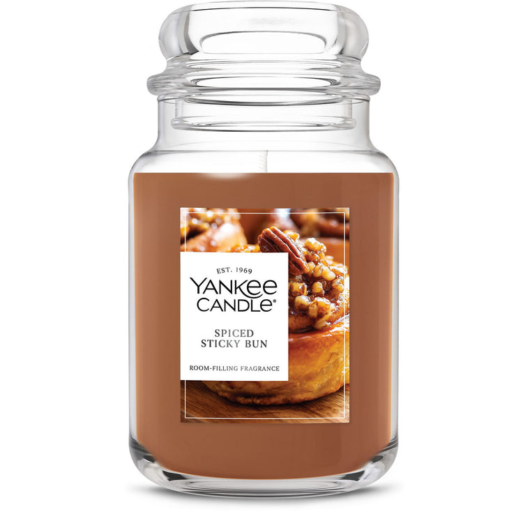 Spiced Sticky Bun Original Large Jar Candle E5