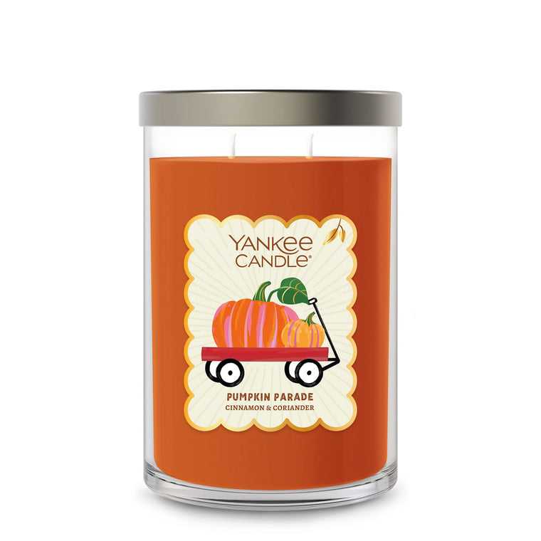 Pumpkin Parade Large Tumbler Candle F2