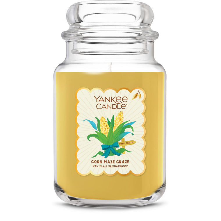 Corn Maze Craze Original Large Jar Candle X3