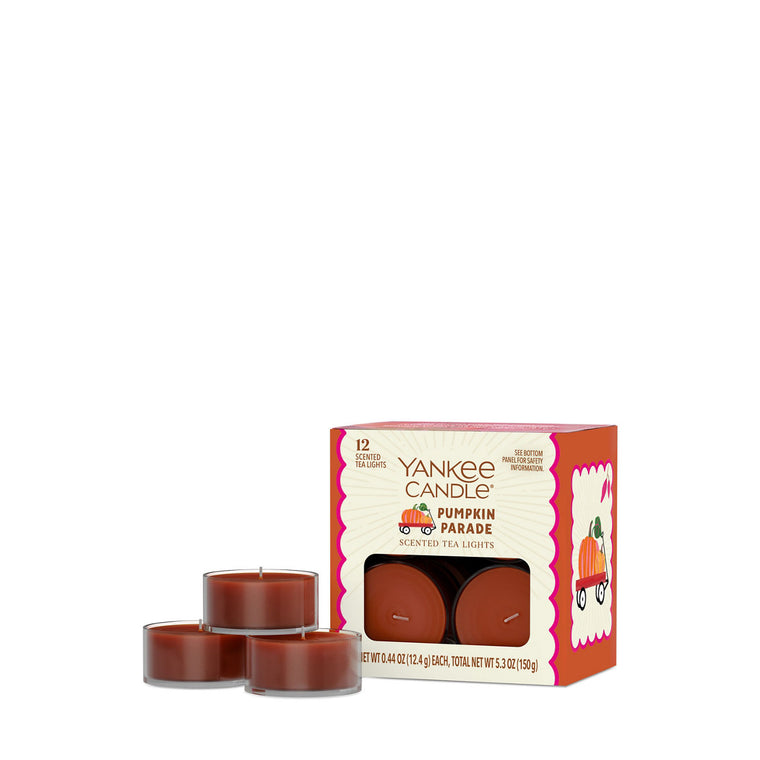Pumpkin Parade Scented Tea Light Candles I0
