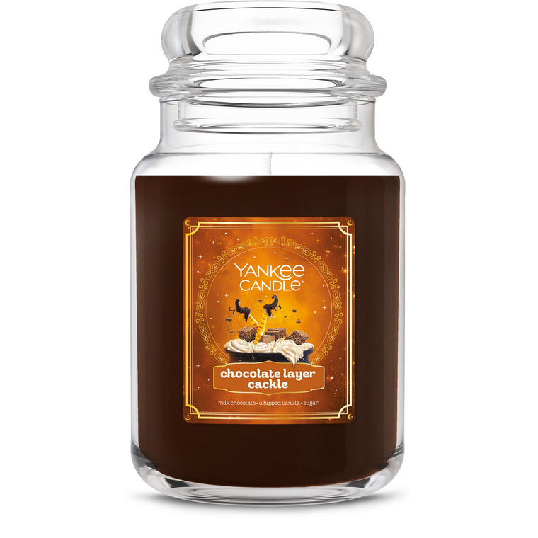 Chocolate Layer “Cackle” Original Large Jar Candle T5