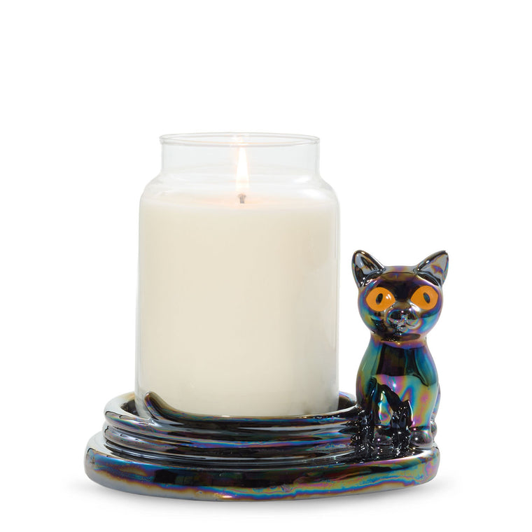 Twilight Whiskers Jar Candle Holder K9