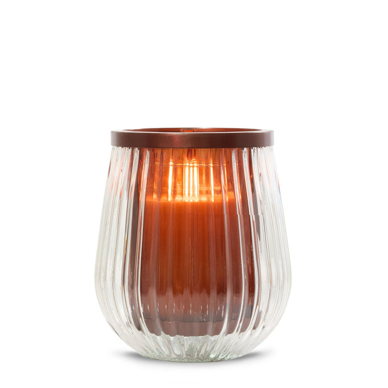 Radiant Flame Jar Candle Holder D7