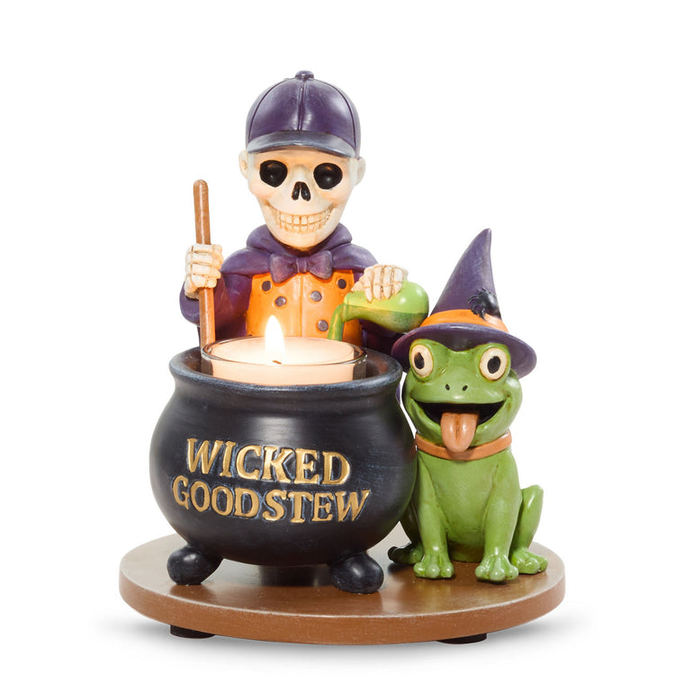Bonebury Lane Wicked Good Tea Light Candle Holder V2