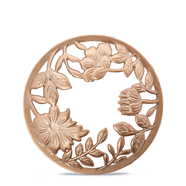 Floral Etch Illuma-Lid® Jar Candle Topper W6