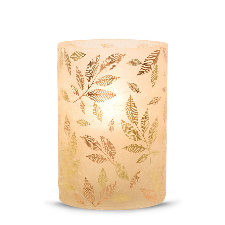Frosted Gold Jar Candle Holder L5