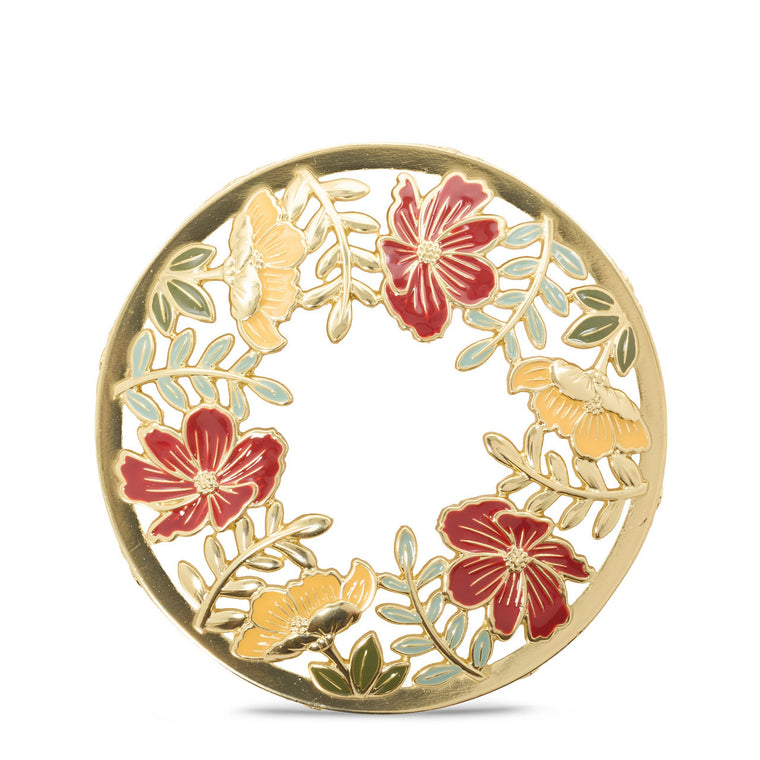 Fall Color Leaves Illuma-Lid® Jar Candle Topper W3
