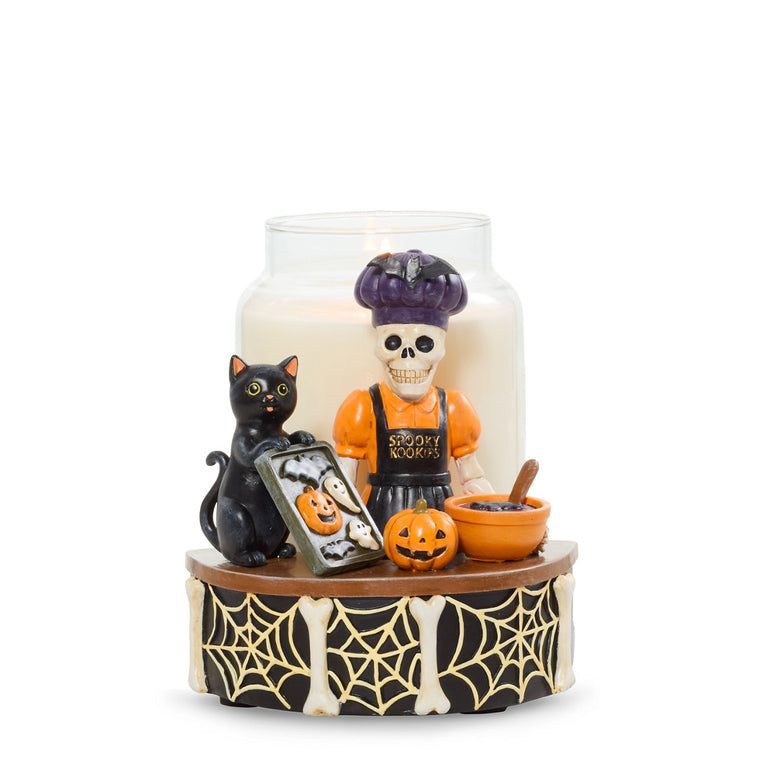 Bonebury Lane Spooky Kookies Jar Candle Holder S9