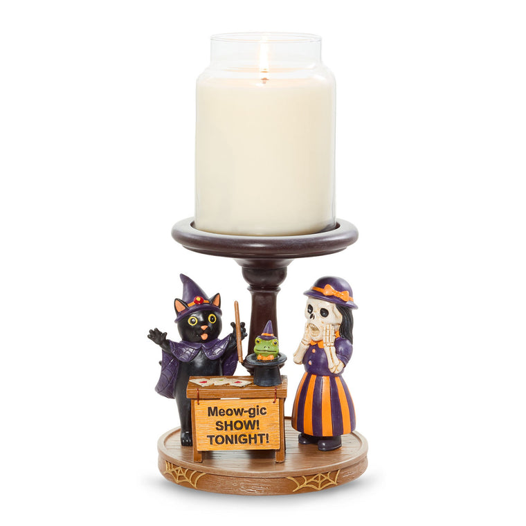 Bonebury Lane Meow-gic Show Candle Pedestal L7