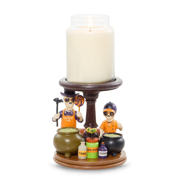 Bonebury Lane Lollipop Lab Candle Pedestal O0