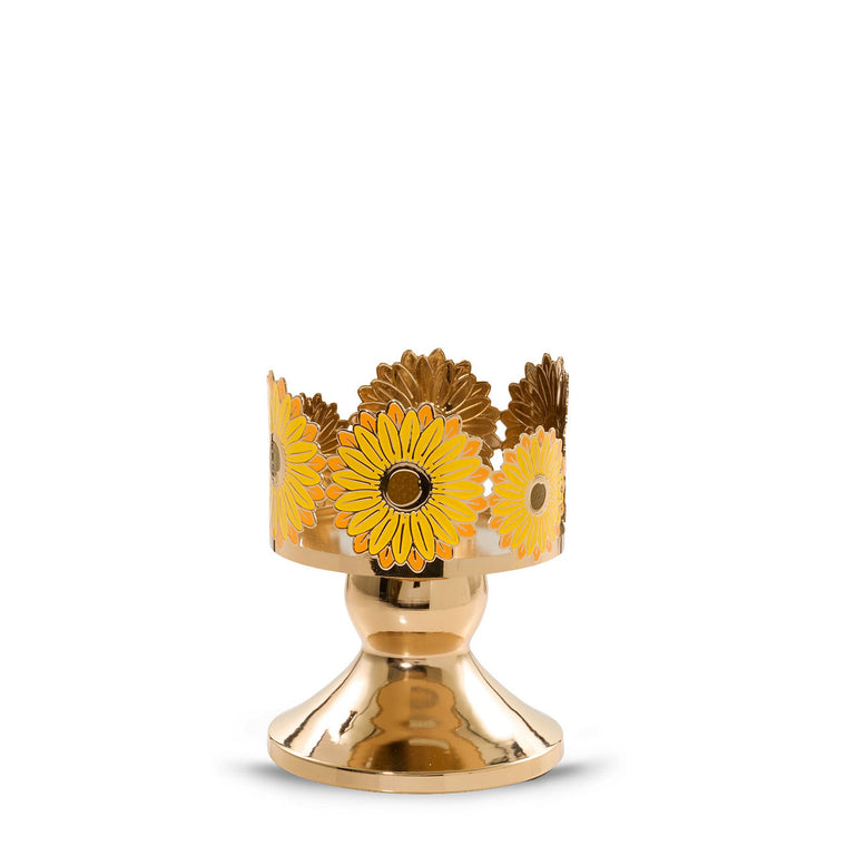 Sunflower Daze Candle Pedestal D3