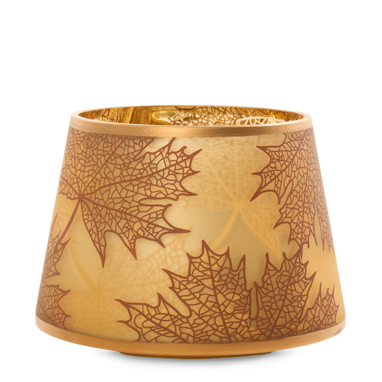 Crackle Leaves Jar Candle Shade E3